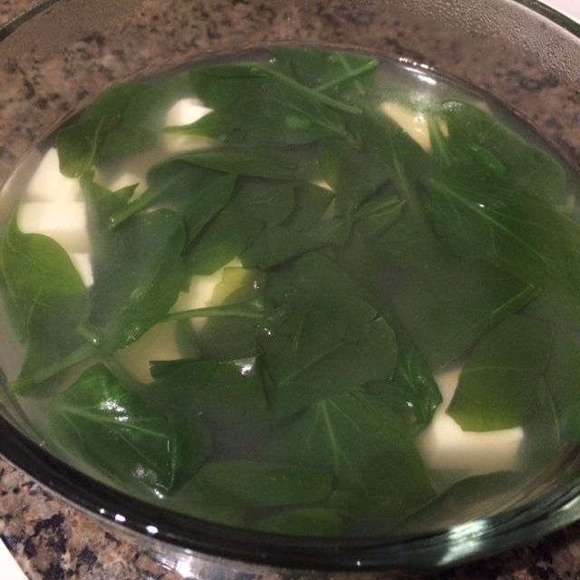 菠菜豆腐汤