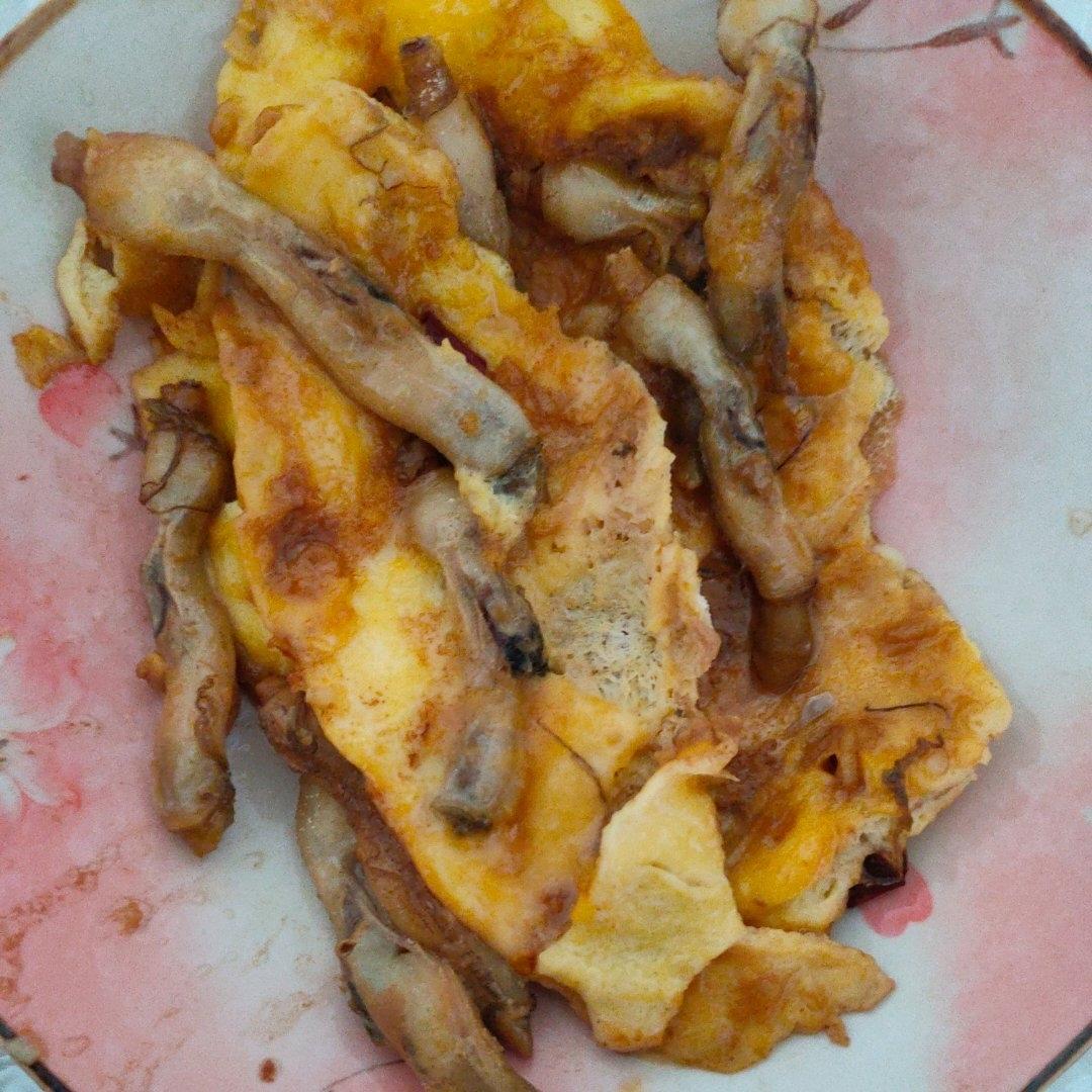 蛏子抱蛋(快手菜)