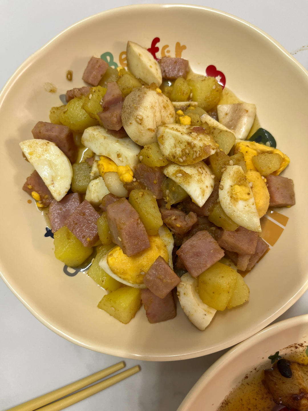 土豆火腿丁