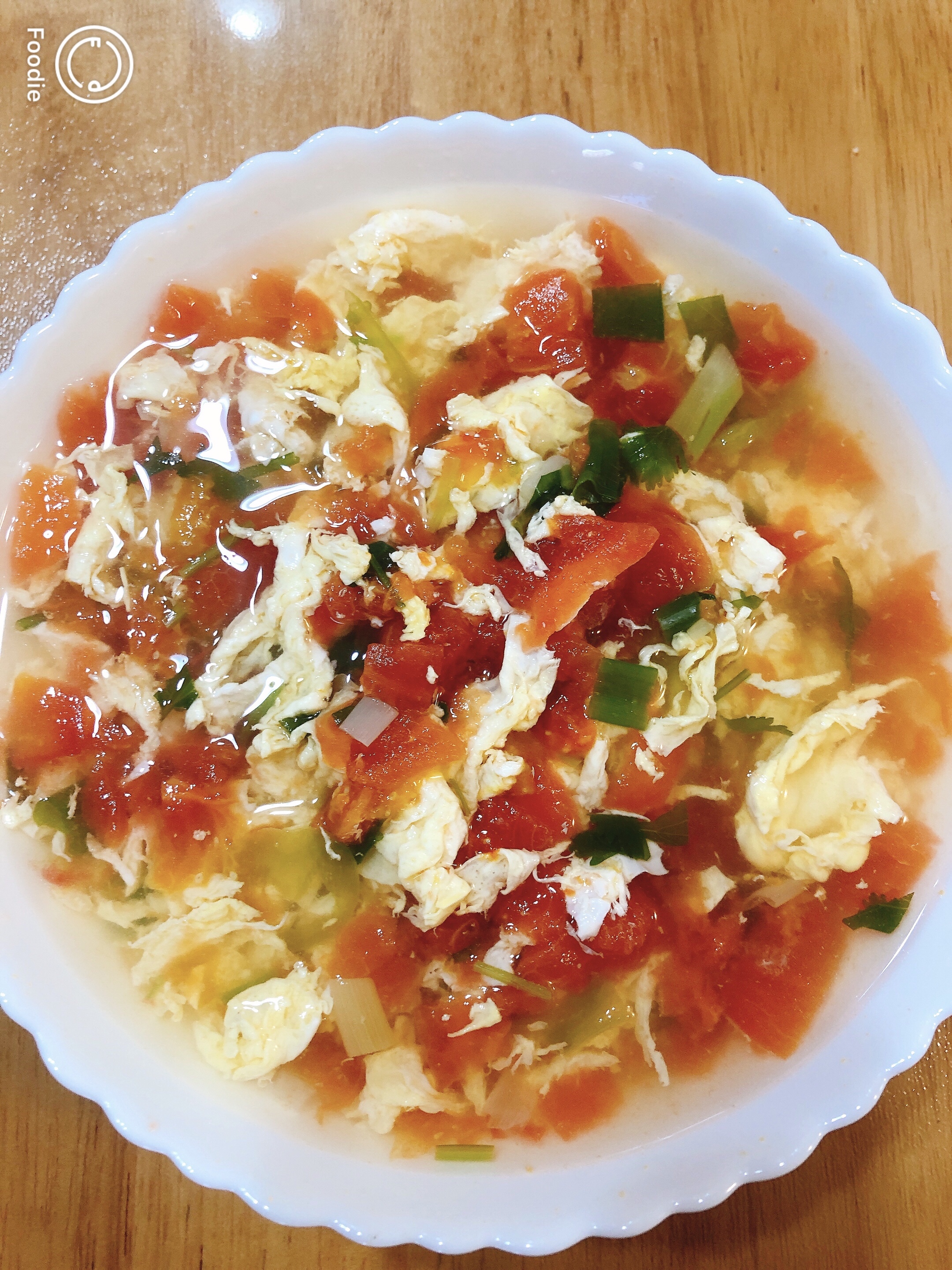 西红柿鸡蛋汤（无油无酱版）的做法
