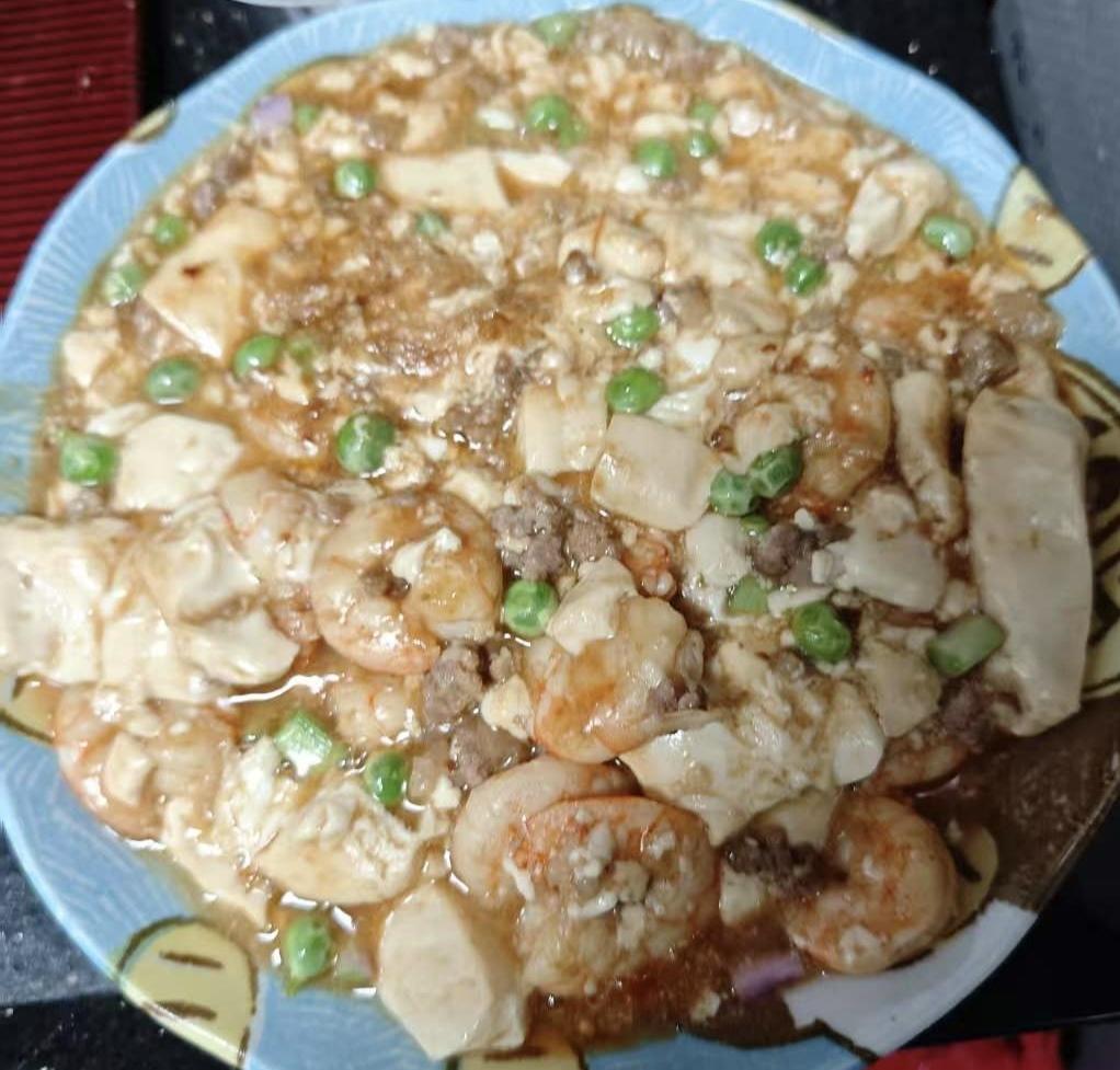 虾仁豆腐🍤