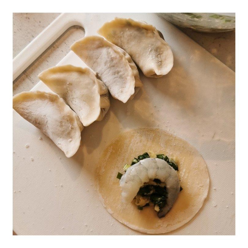 韭菜鸡蛋虾仁水饺