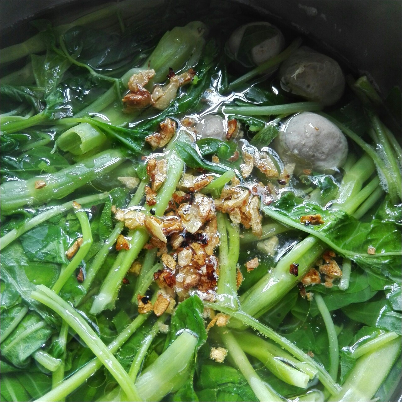 潮州牛肉丸枸杞菜汤