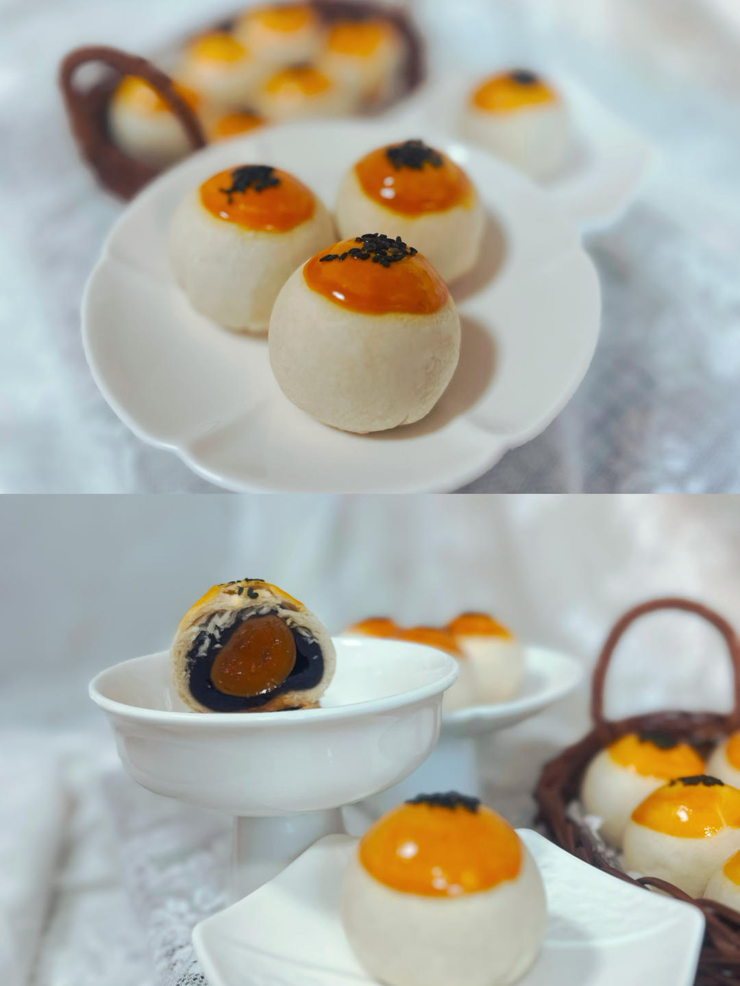 蛋黄酥，手工蛋黄酥