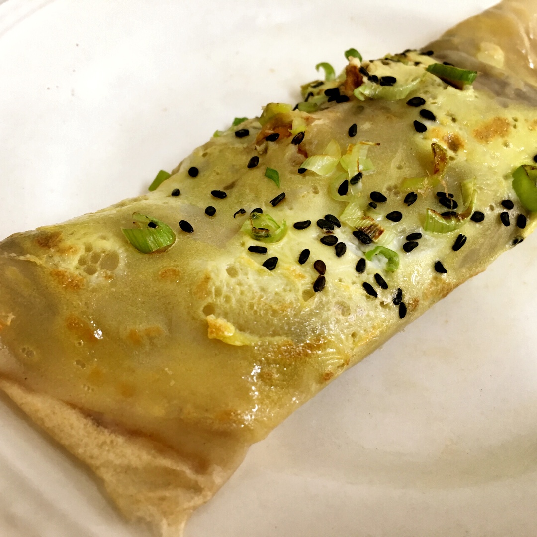用煎饼果子神器自制鲜香美味
