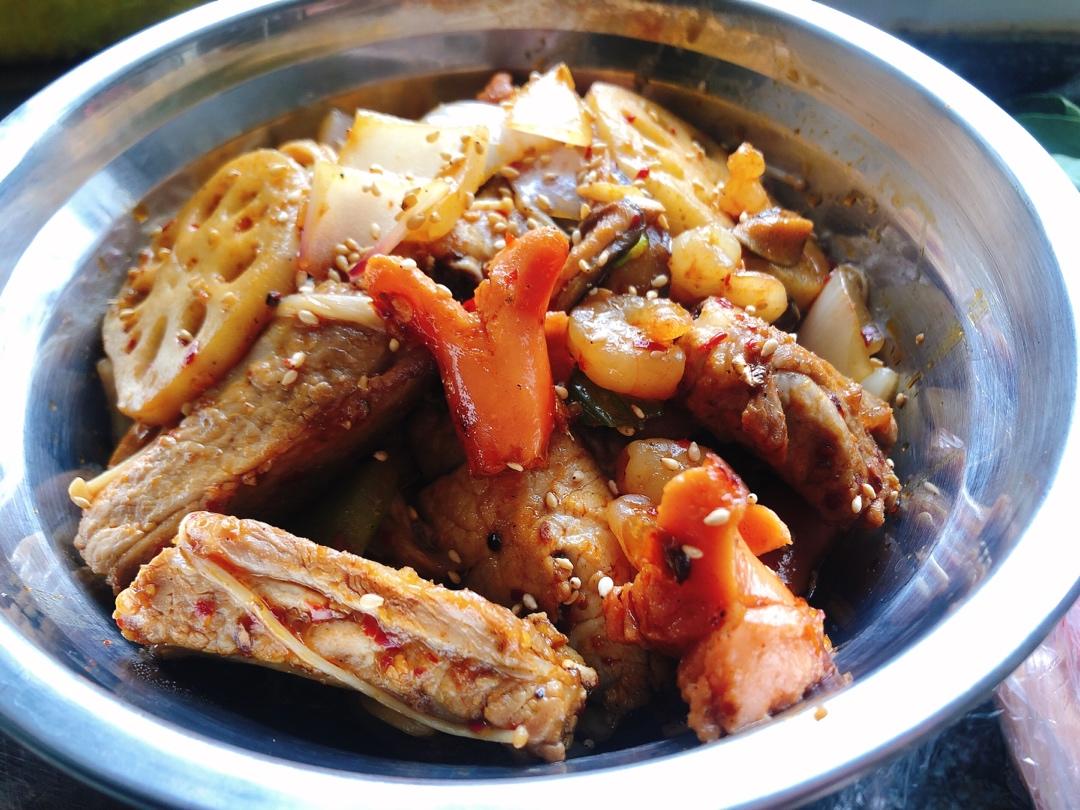 火锅底料炒麻辣香锅