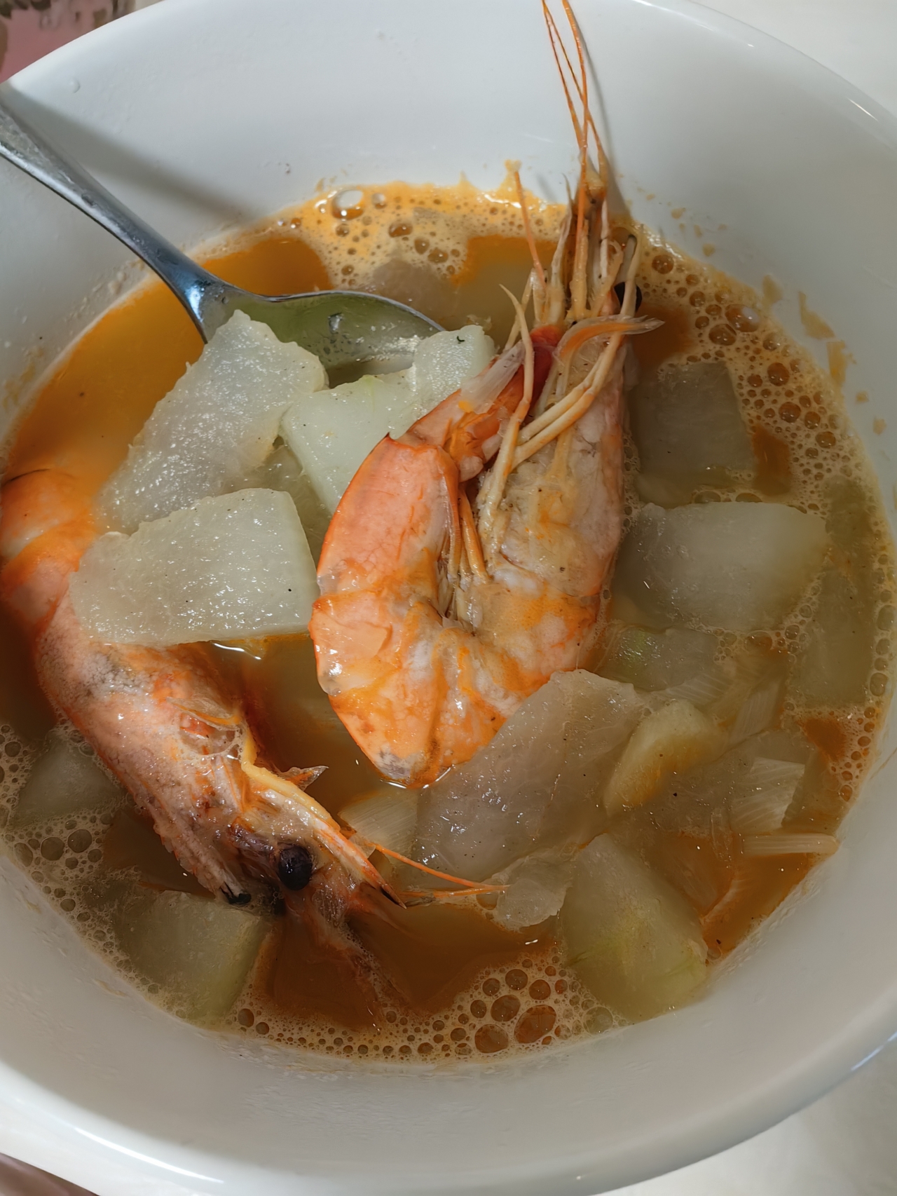 超级鲜的冬瓜鲜虾汤