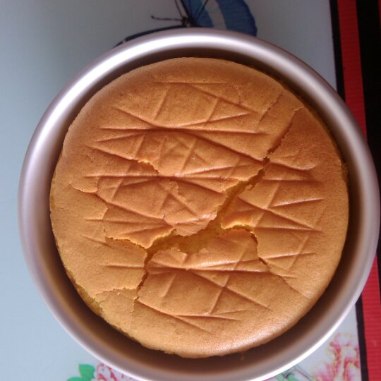 6寸原味戚风蛋糕