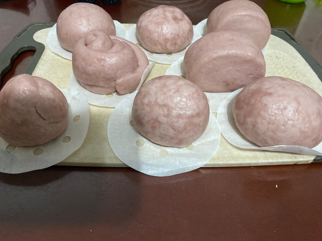 奶香紫薯馒头（一次性发酵）