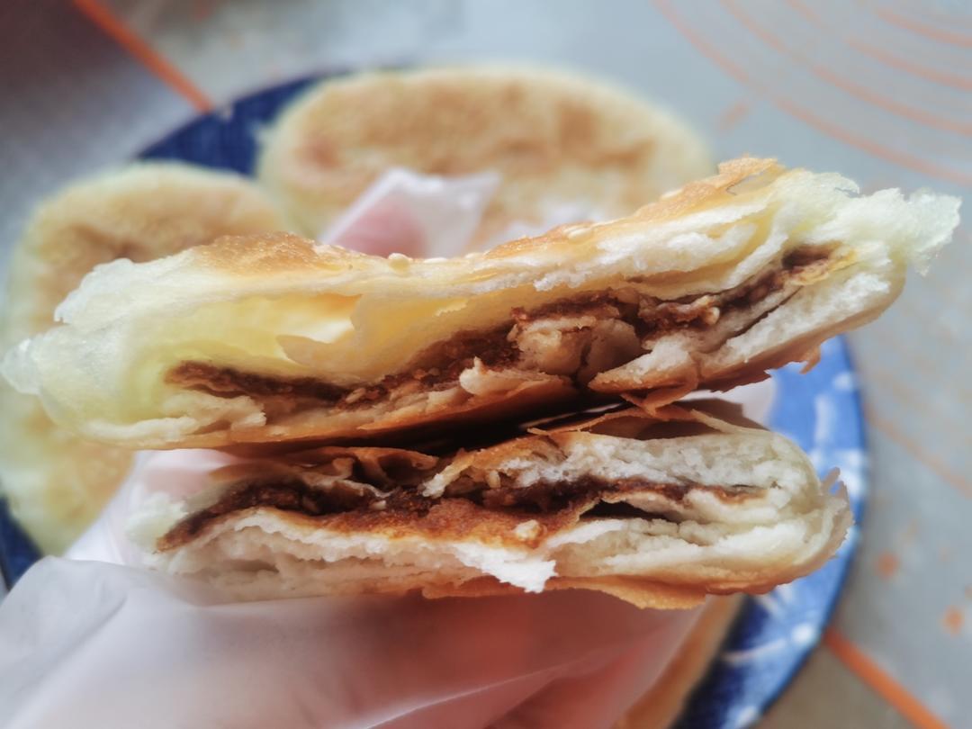 外酥里软 层次分明的发面油酥小糖饼的做法 步骤16