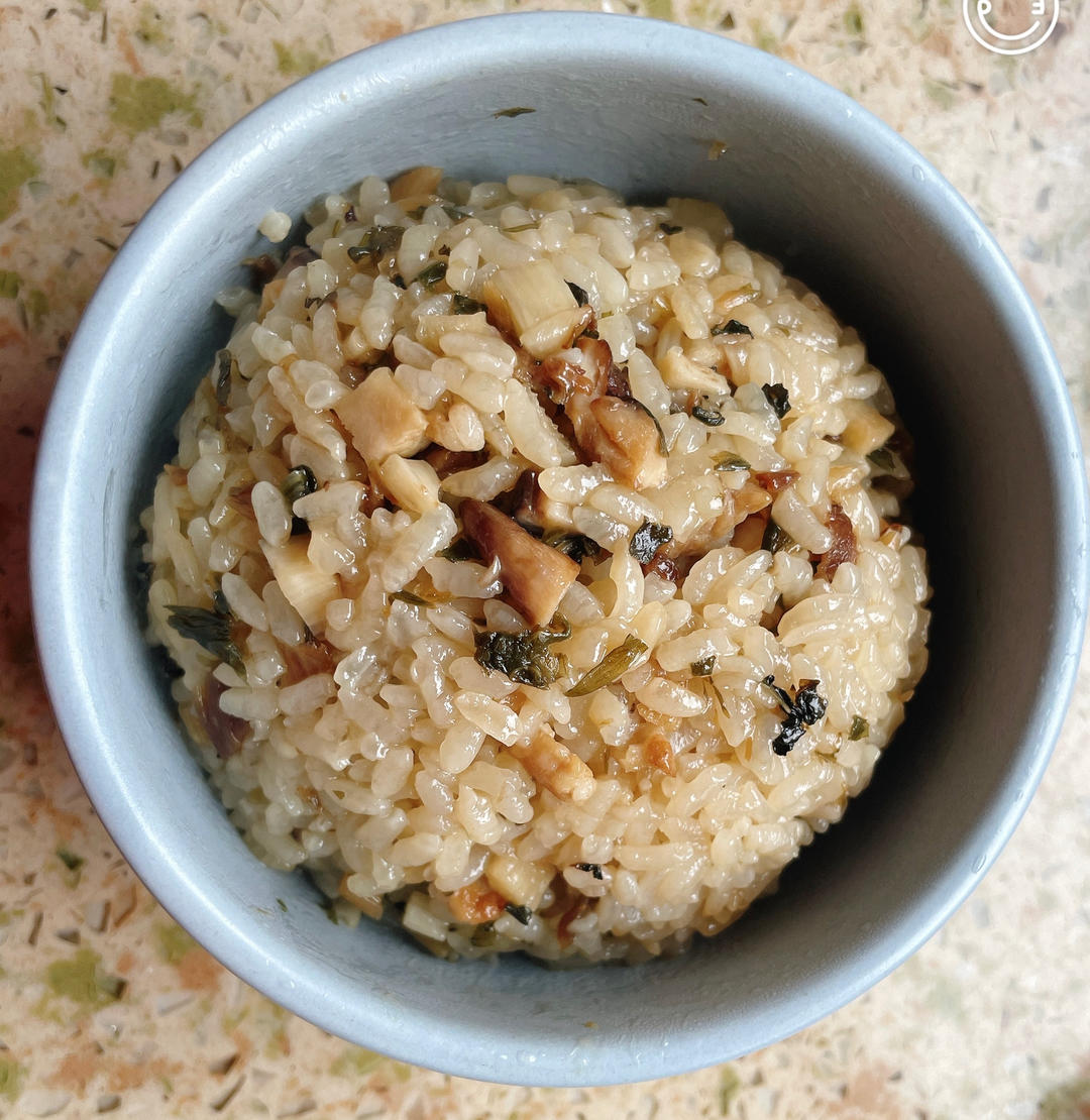 梅干菜笋丁焖饭
