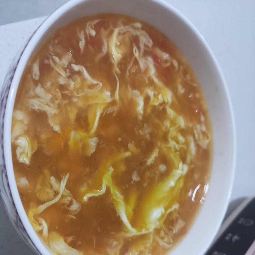 【跟我做不会错】简单又好喝的西红柿鸡蛋汤，家常又营养哦