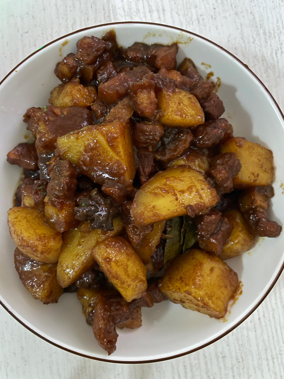 红烧肉炖土豆（丝毫不腻）