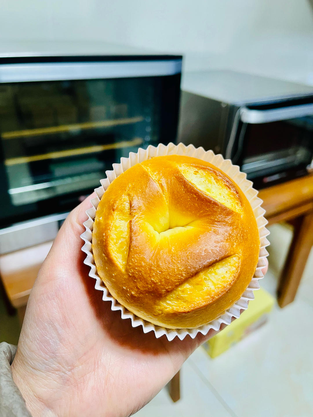 比云朵还软的牛奶面包，液种法甜面包太好吃了！