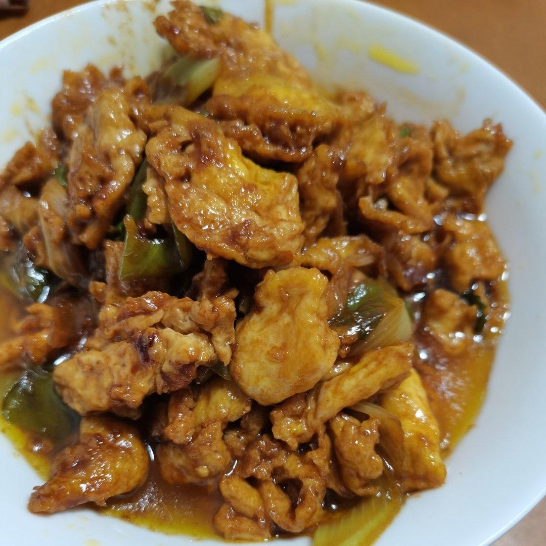 大酱炒鸡蛋（超级下饭菜）