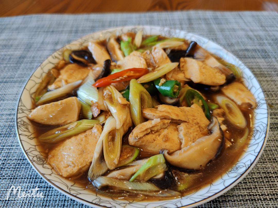 大葱烧豆腐