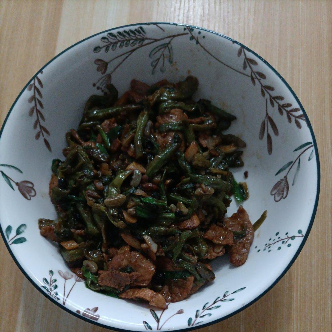 干煸豇豆炒肉