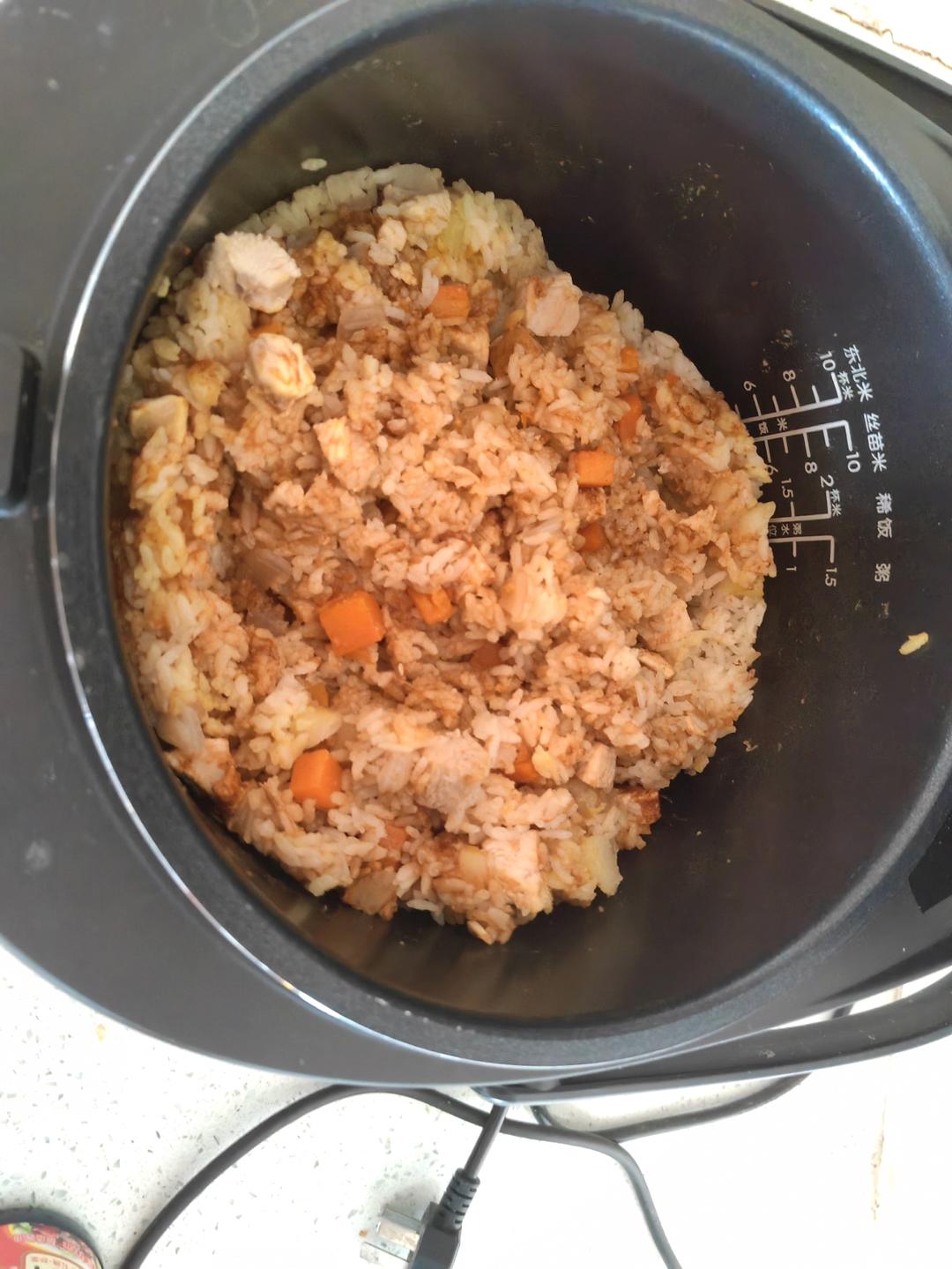 电饭锅咖喱焖饭