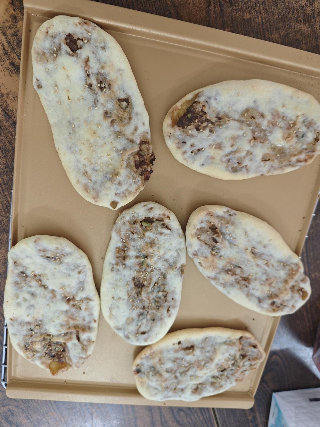 烤箱版鲜肉锅盔