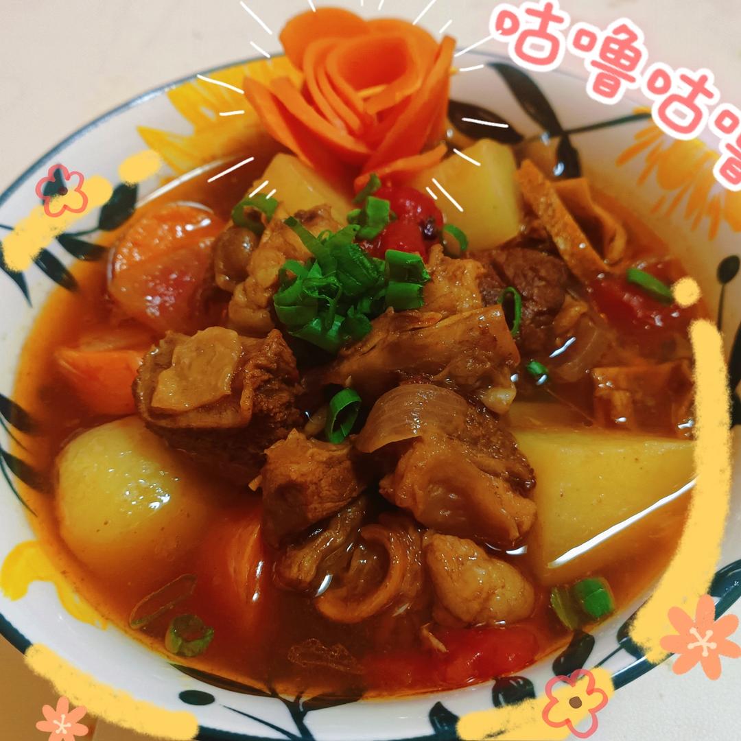 番茄土豆炖牛腩