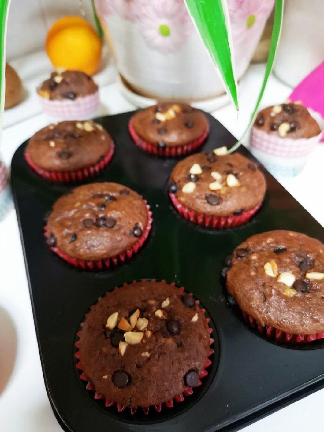 香蕉巧克力马芬