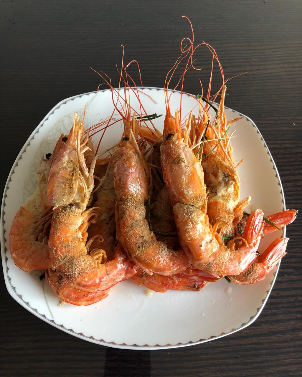 盐烤阿根廷红虾