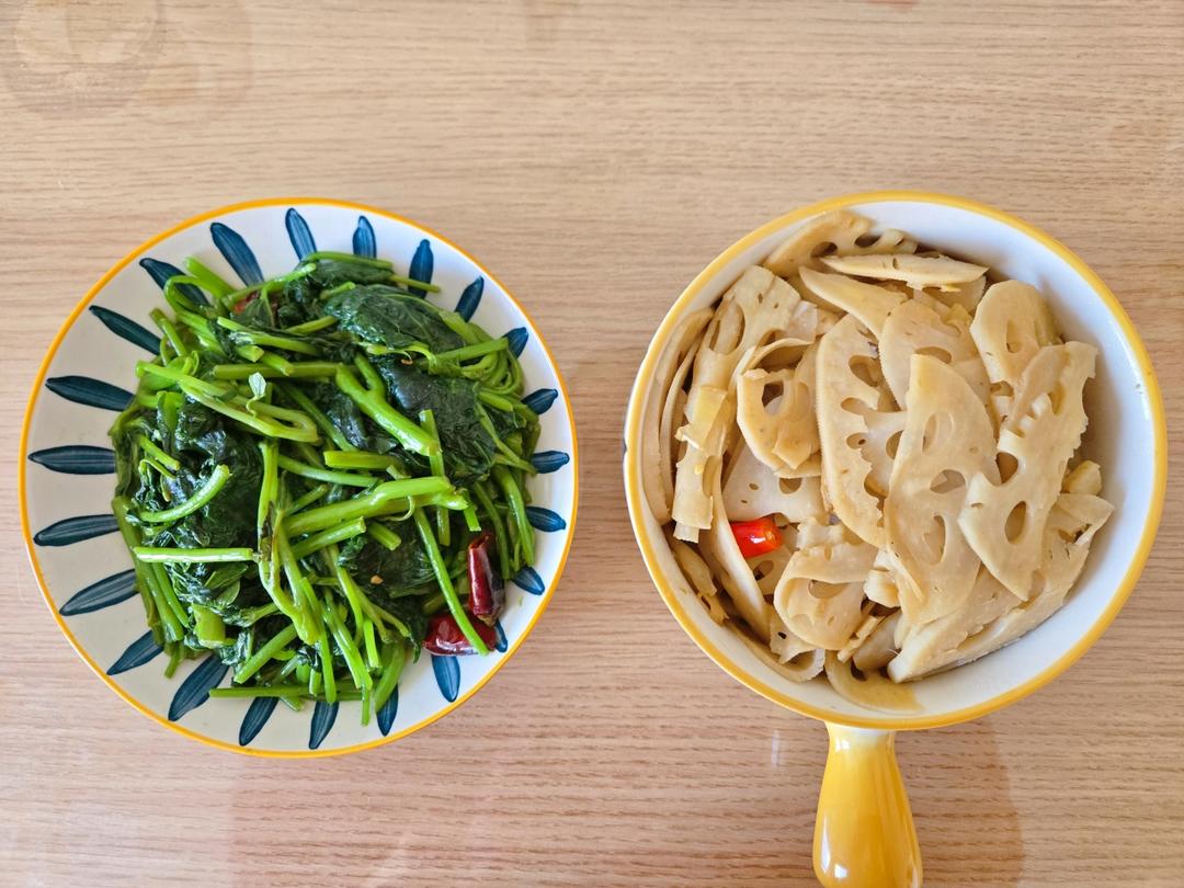清炒藕片