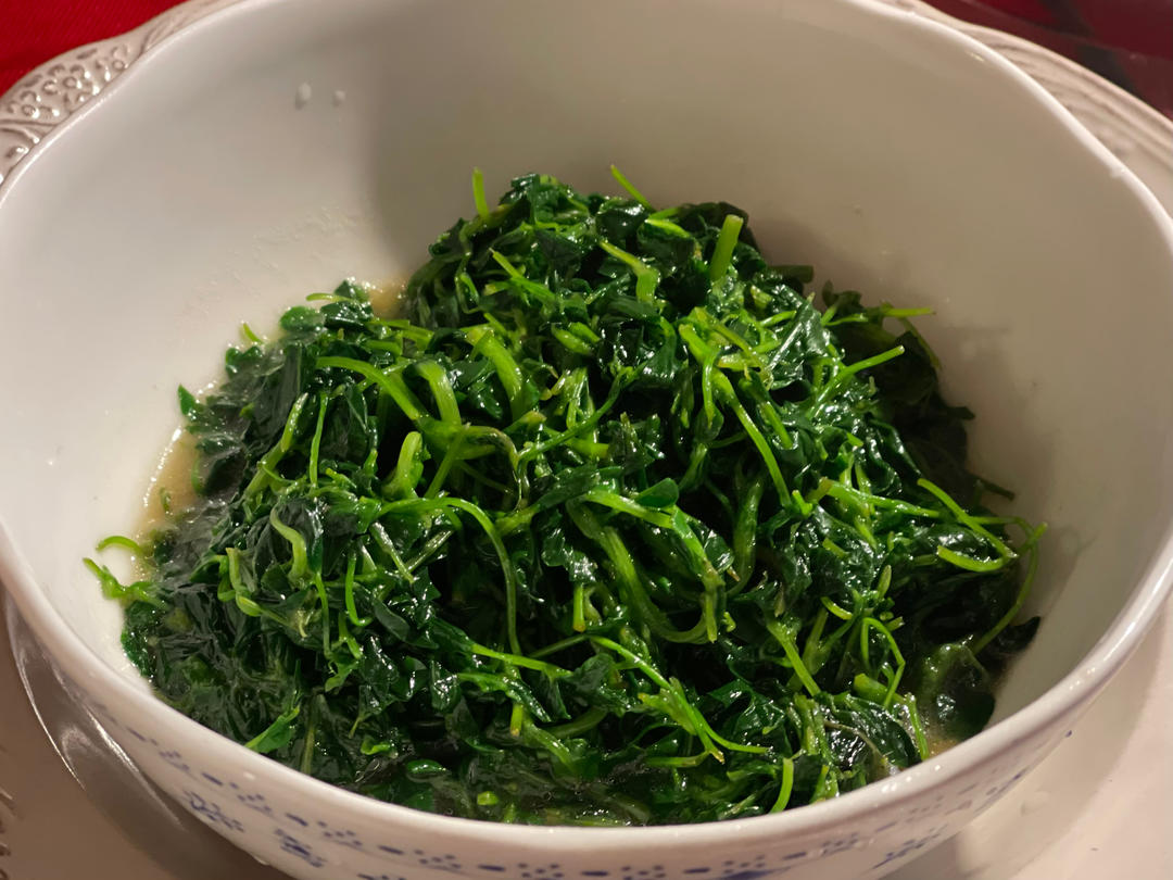 16秒搞定一盘酒香草头