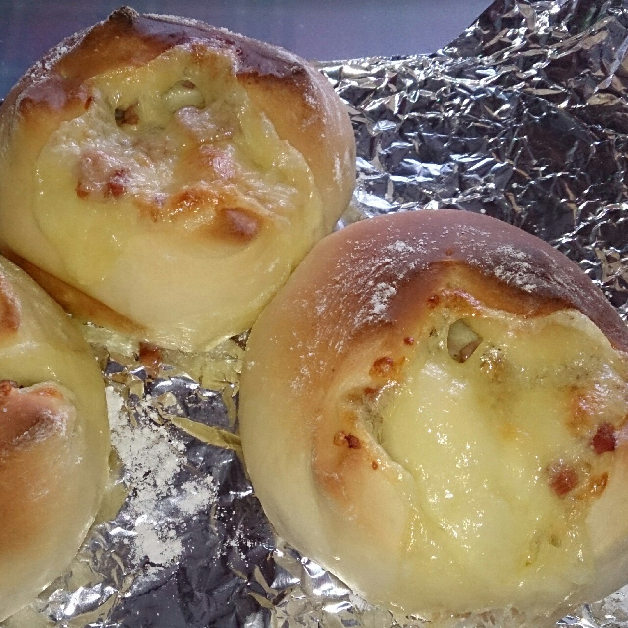 全麦芝士熔岩面包