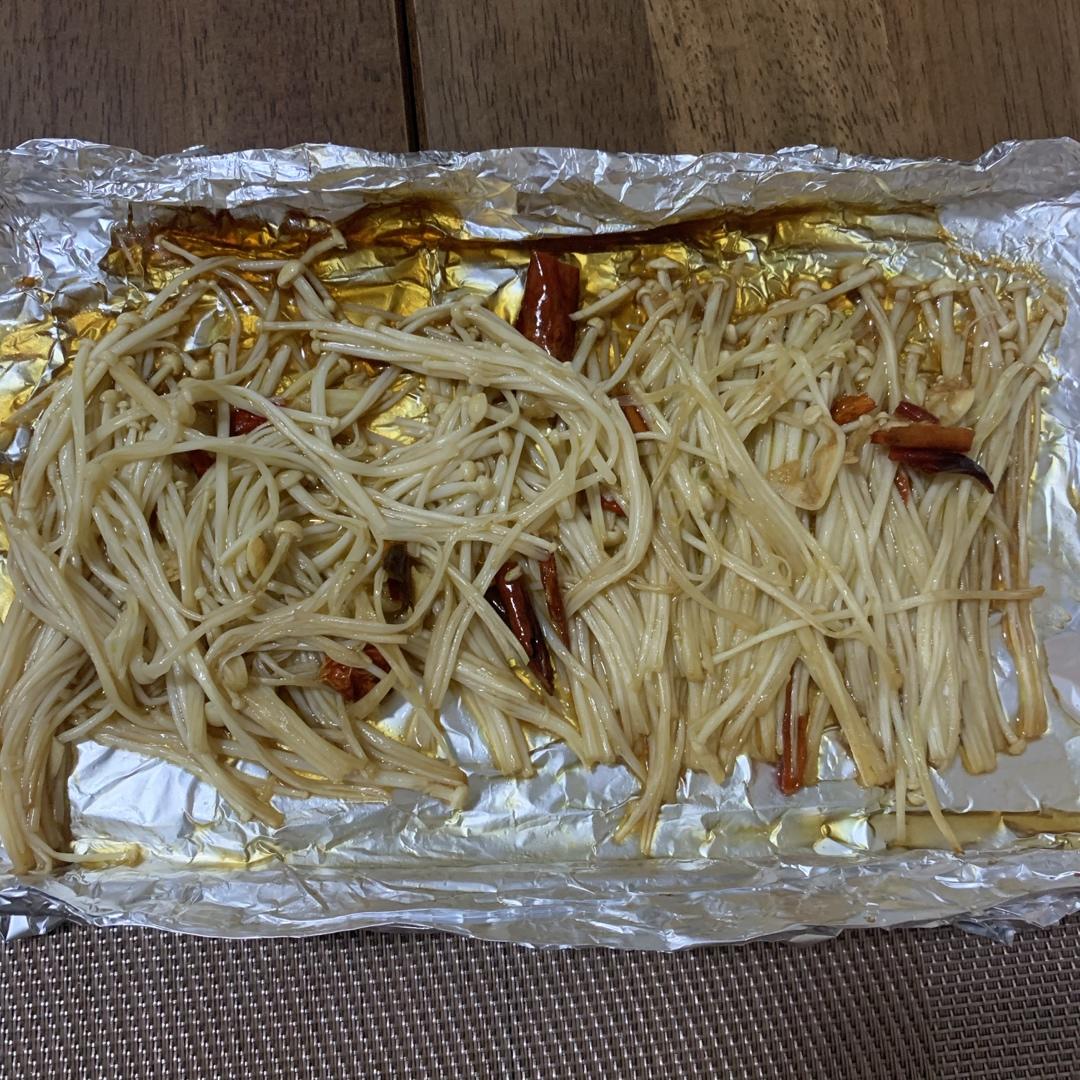 蒜蓉烤金针菇（烤箱版）