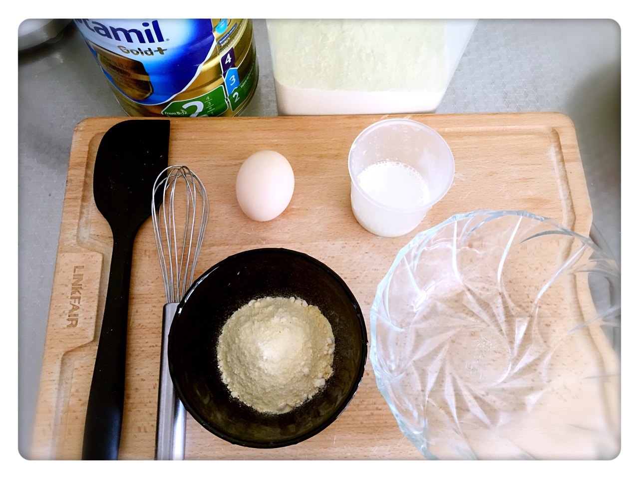 快手早餐饼饼系列之奶香玉米饼的做法 步骤1