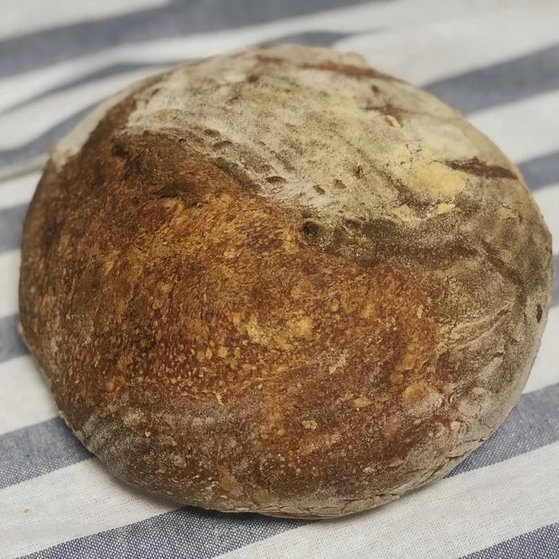 懒总铸铁锅版健身减肥必吃的【真·全麦朗姆酒葡萄核桃欧包】