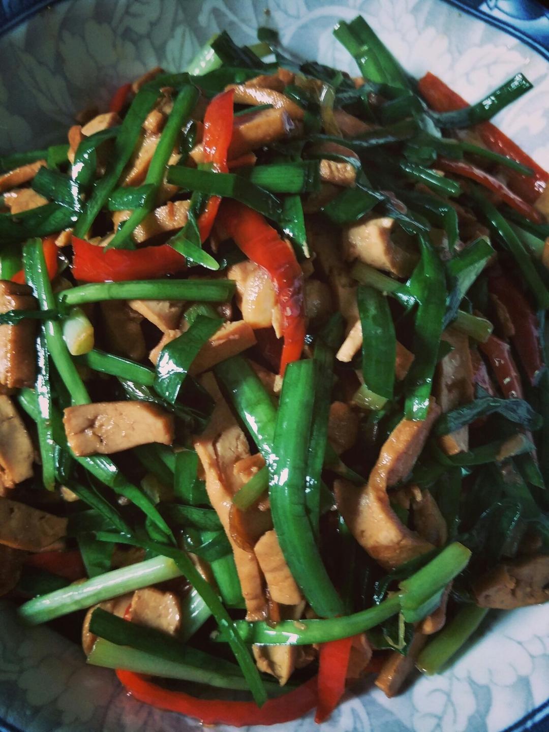 泊远做的韭菜炒香干