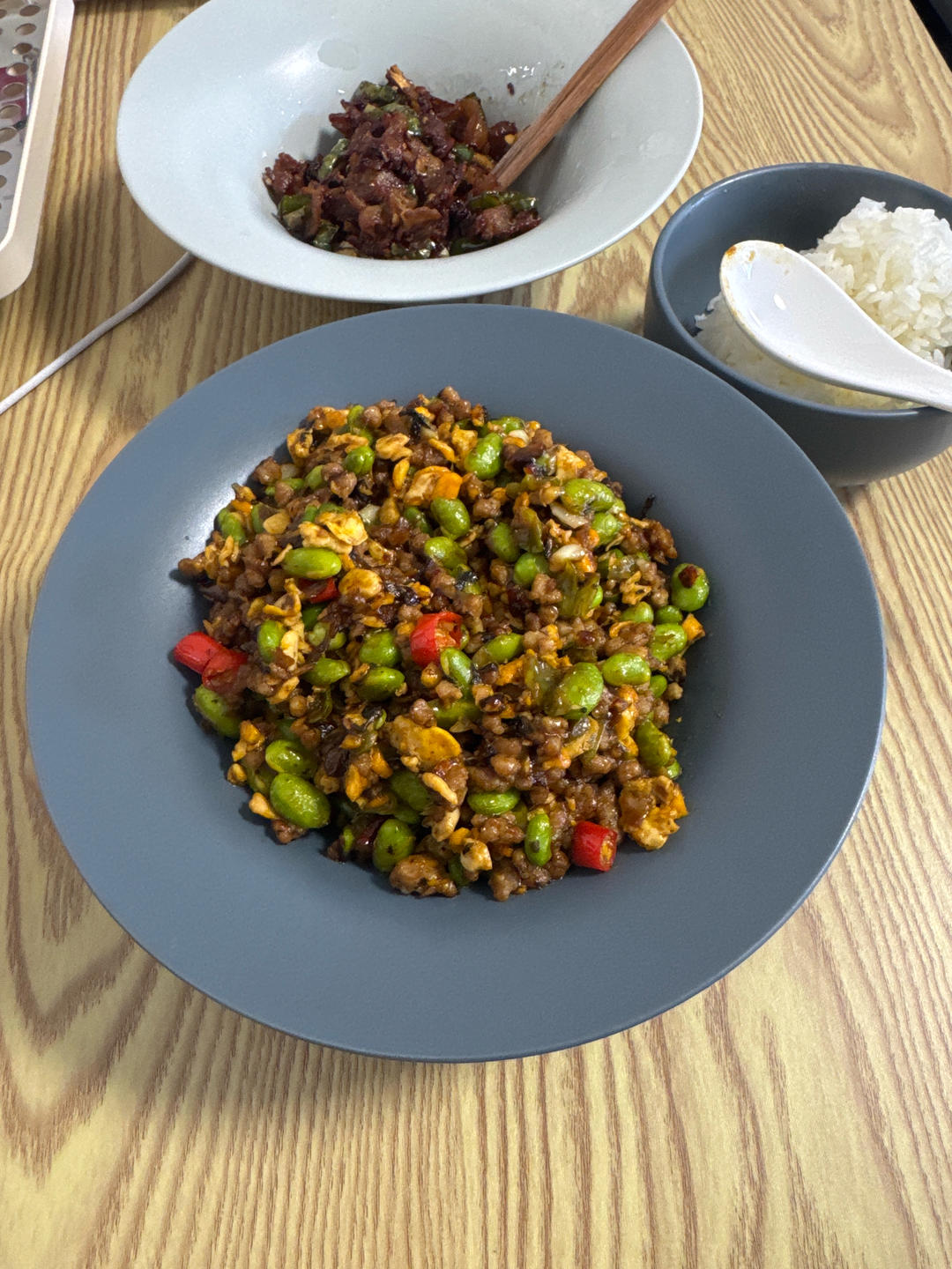 外婆菜炒毛豆(下饭菜)