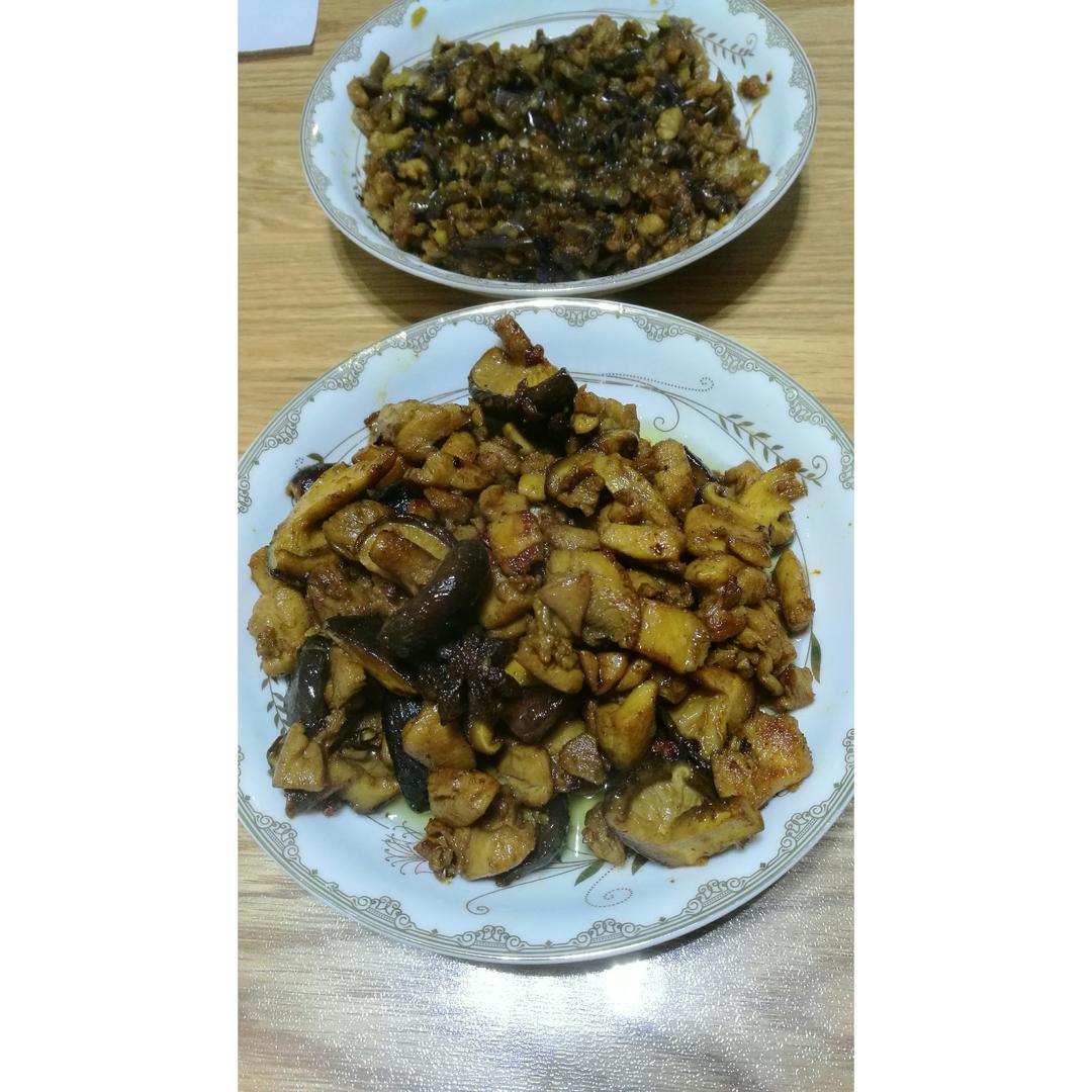 香菇鸡块