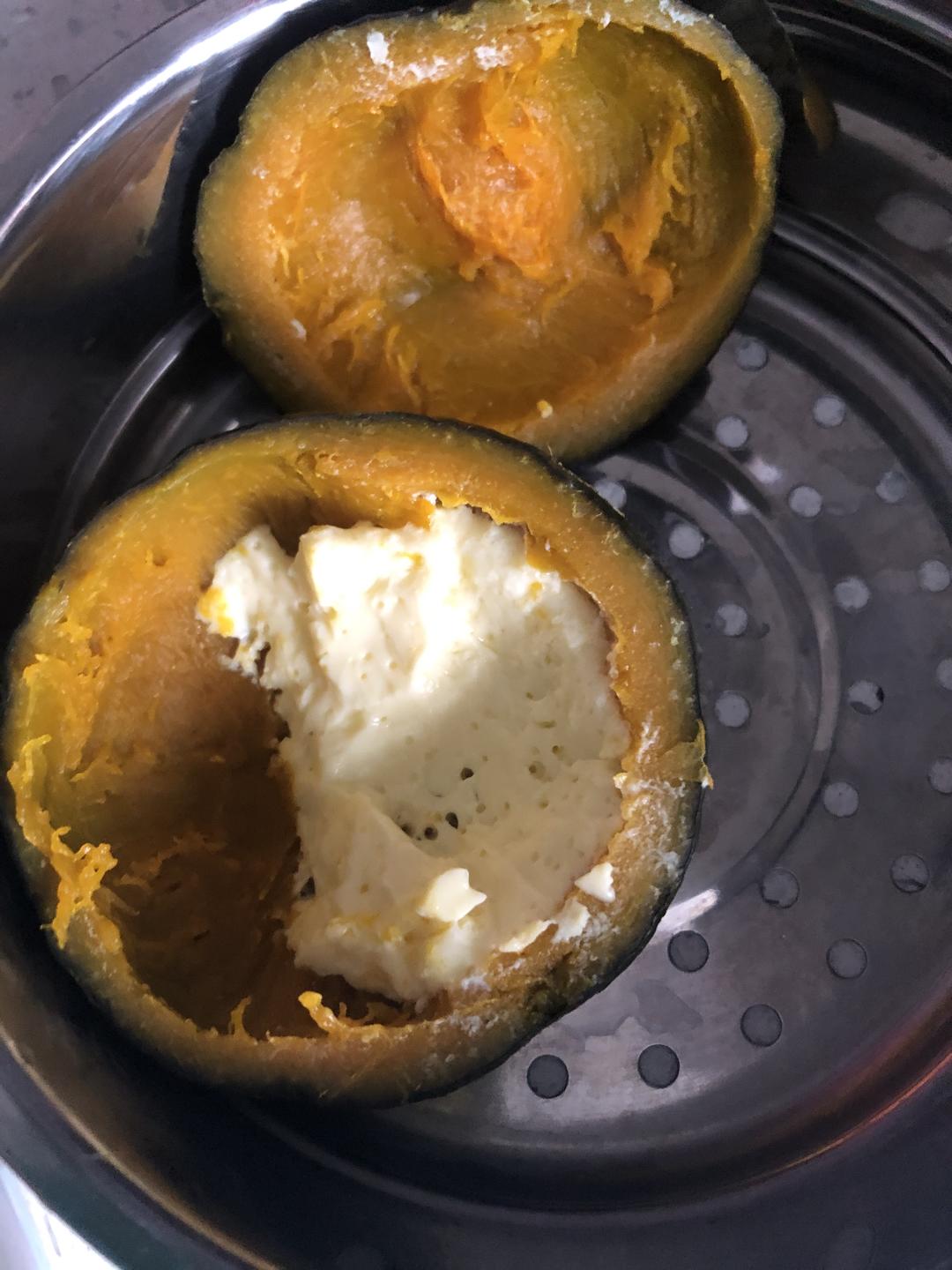 南瓜🎃鸡蛋盅的做法