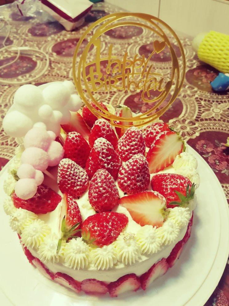 草莓蛋糕（自制草莓酱）