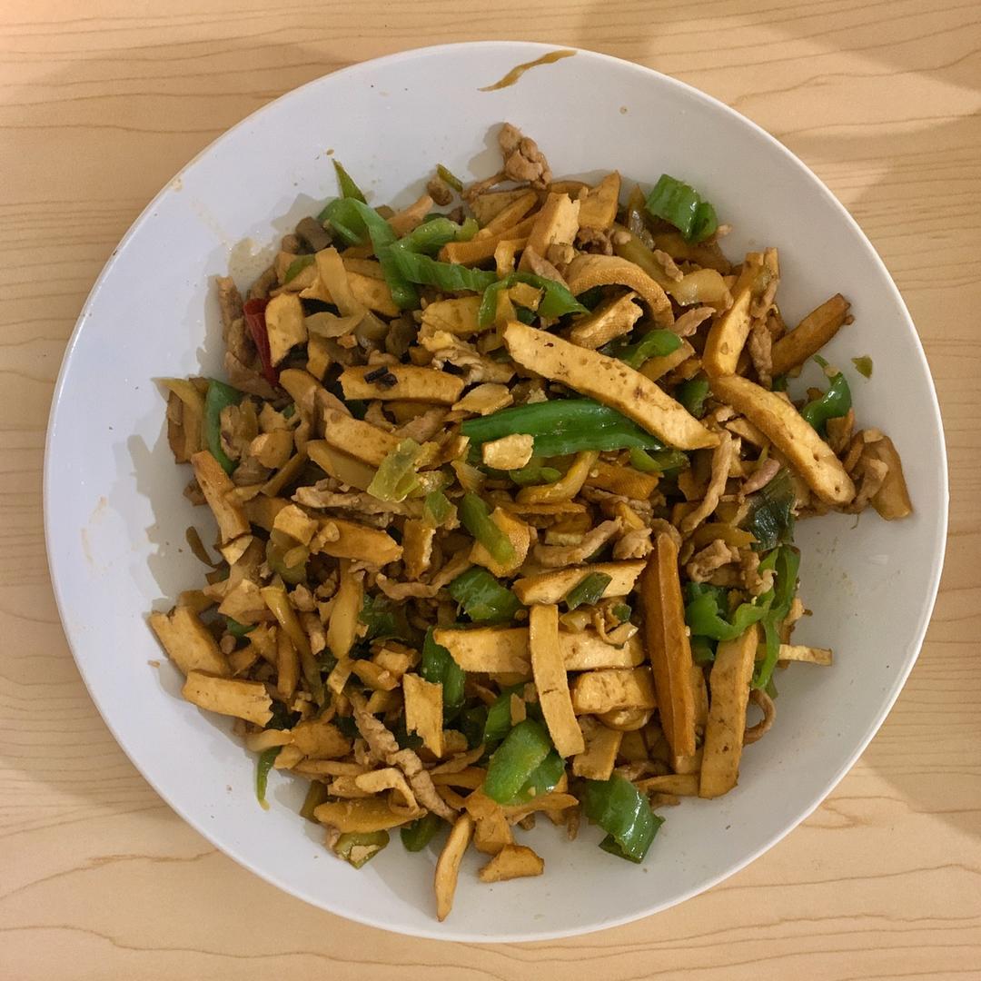 榨菜青椒炒香干