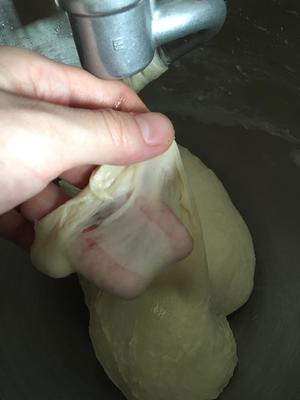 红豆酥粒卷吐司（高含水量）的做法 步骤3
