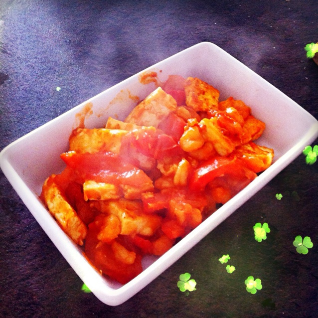 鲜虾番茄豆腐