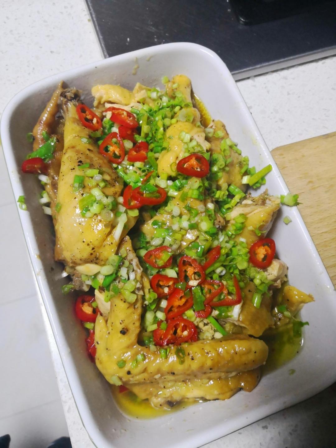 葱油鸡(家常菜)