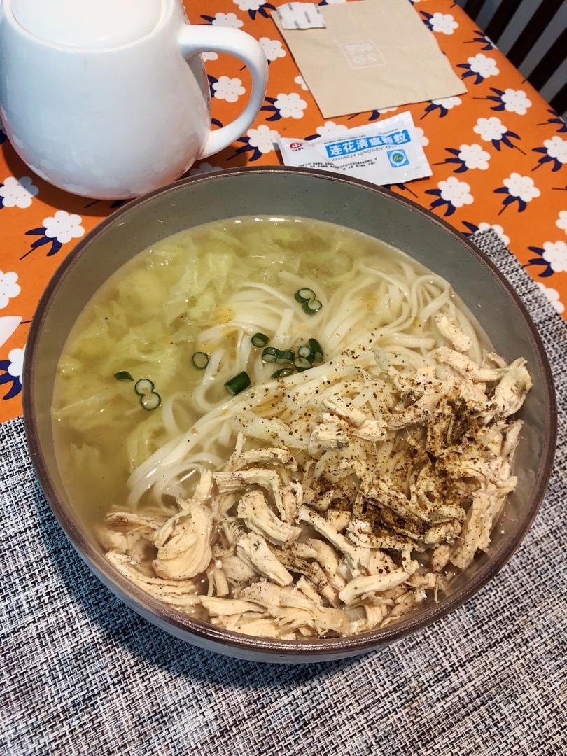 超美味快手鸡丝汤面
