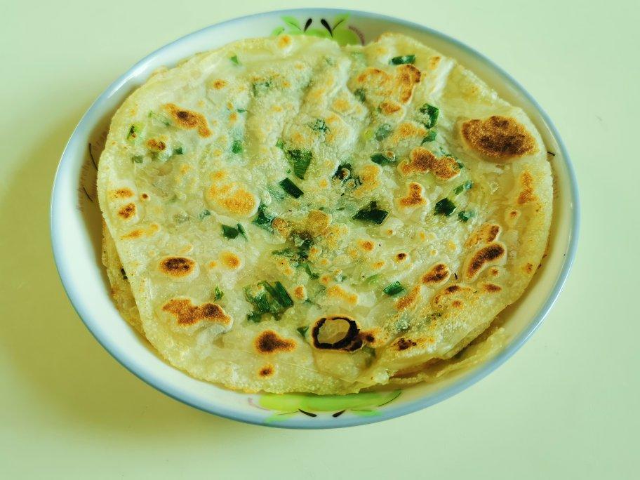 饺子皮葱油饼