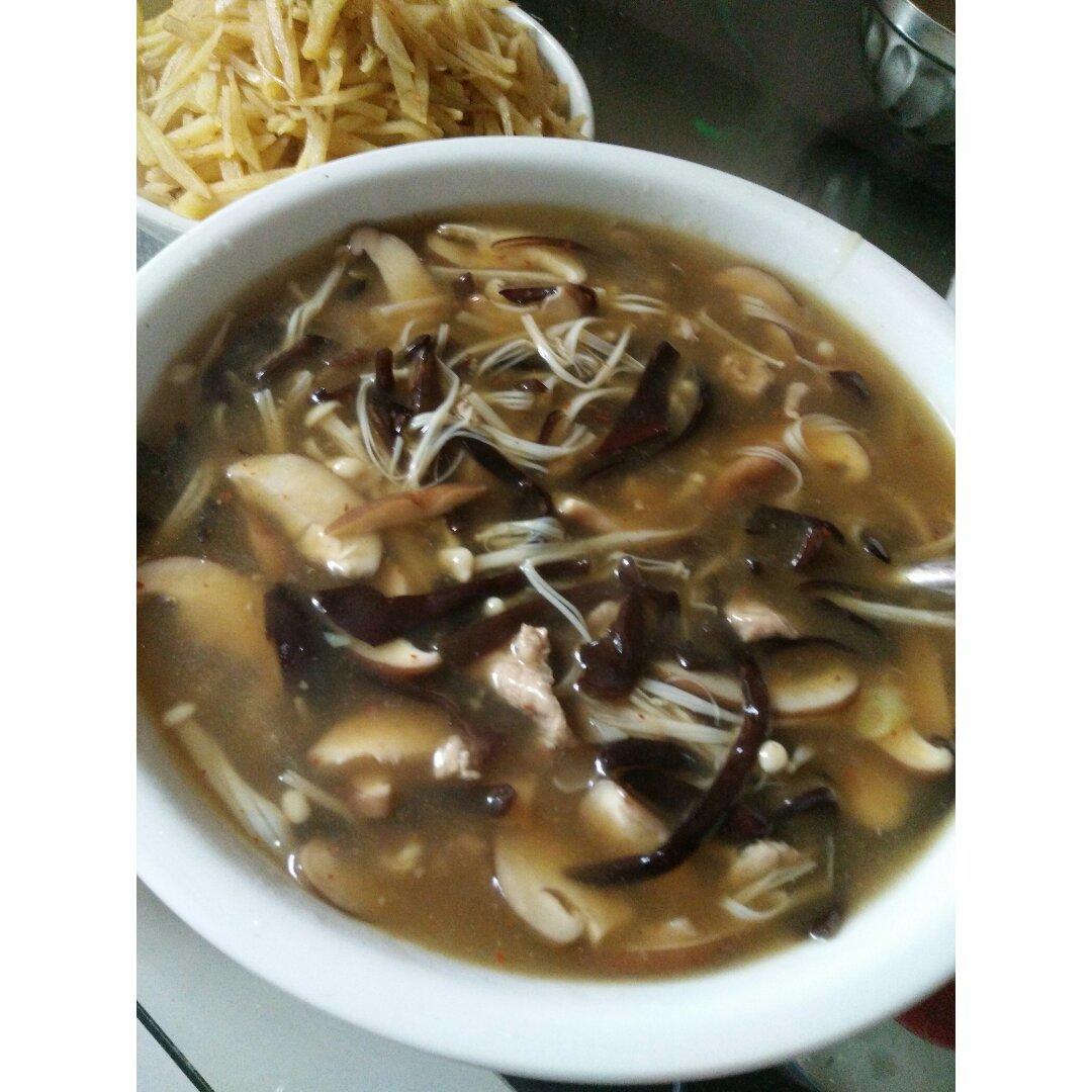 香菇肉片汤