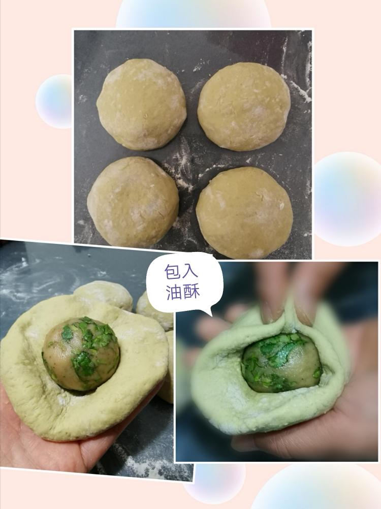 葱油苦荞羌饼，高能高营养的做法 步骤2