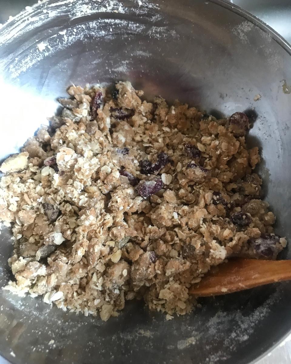 红糖椰子油燕麦饼干