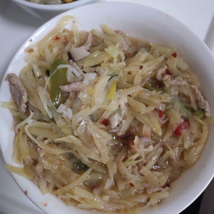 老干妈青椒土豆丝