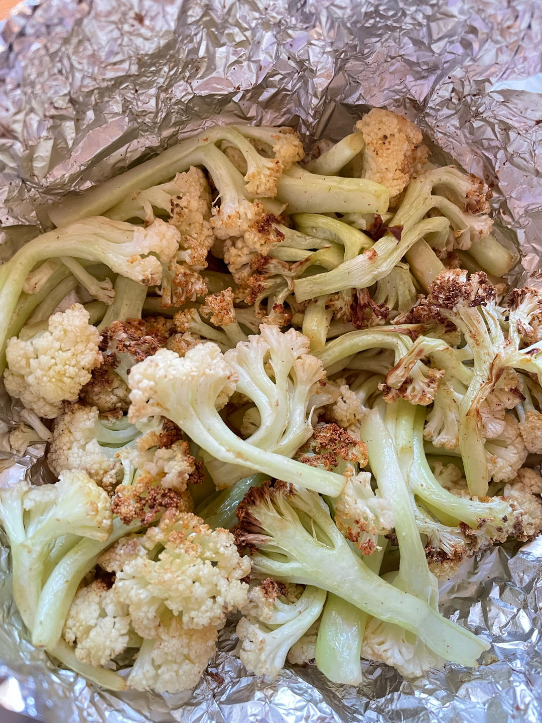 【空气炸锅】清爽炸花菜 ！比饭店做的还好吃！