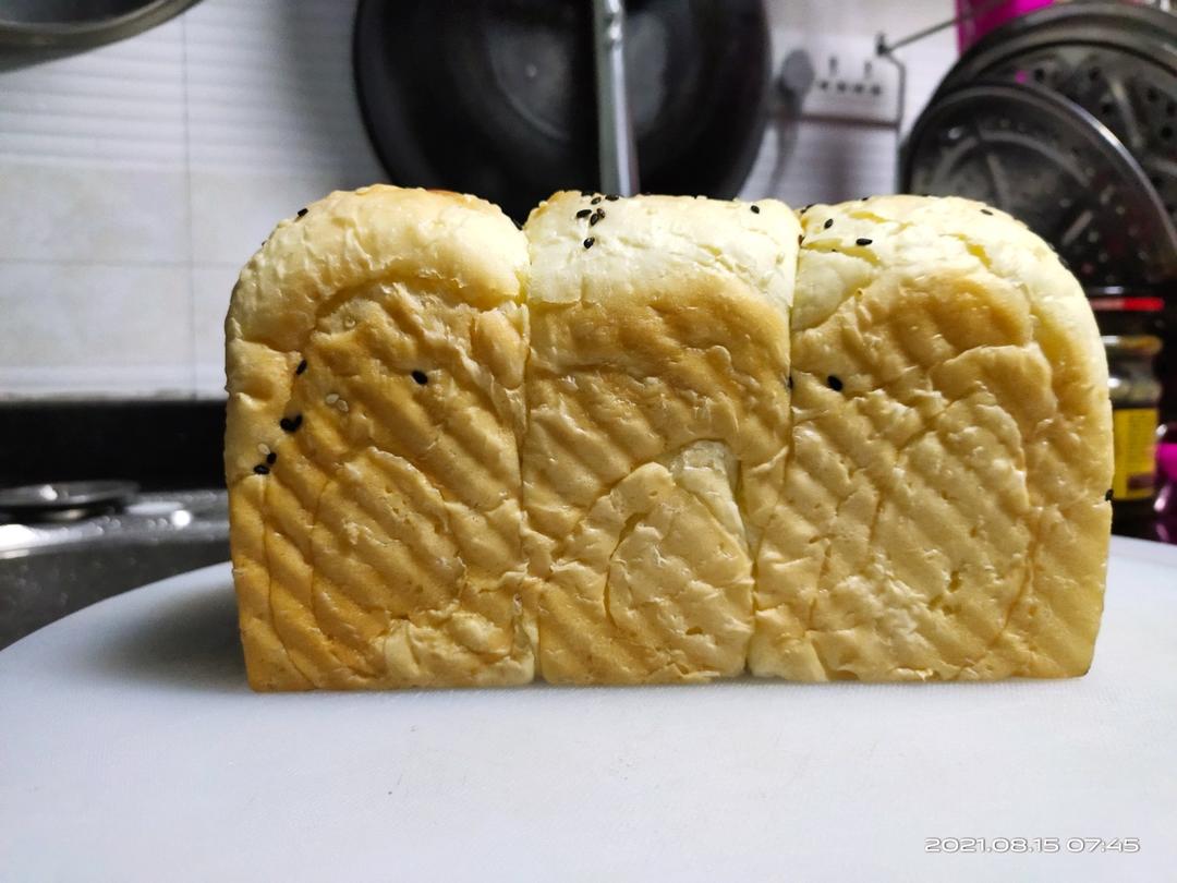 一次冷藏发酵吐司超级拉丝柔软(手揉出手套膜)