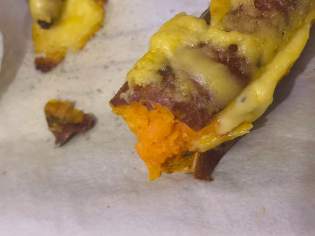 空气炸锅轰趴颜值担当蔓越莓奶酪焗红薯